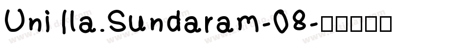 Uni Ila.Sundaram-08字体转换